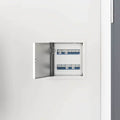 Vidaxl toegangs paneel 2 pcs wit 23 x 23 x 3 cm staal