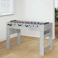 Vidaxl voetbaltafel beton grijs 125 x 60,5 x 80 cm bewerkt hout