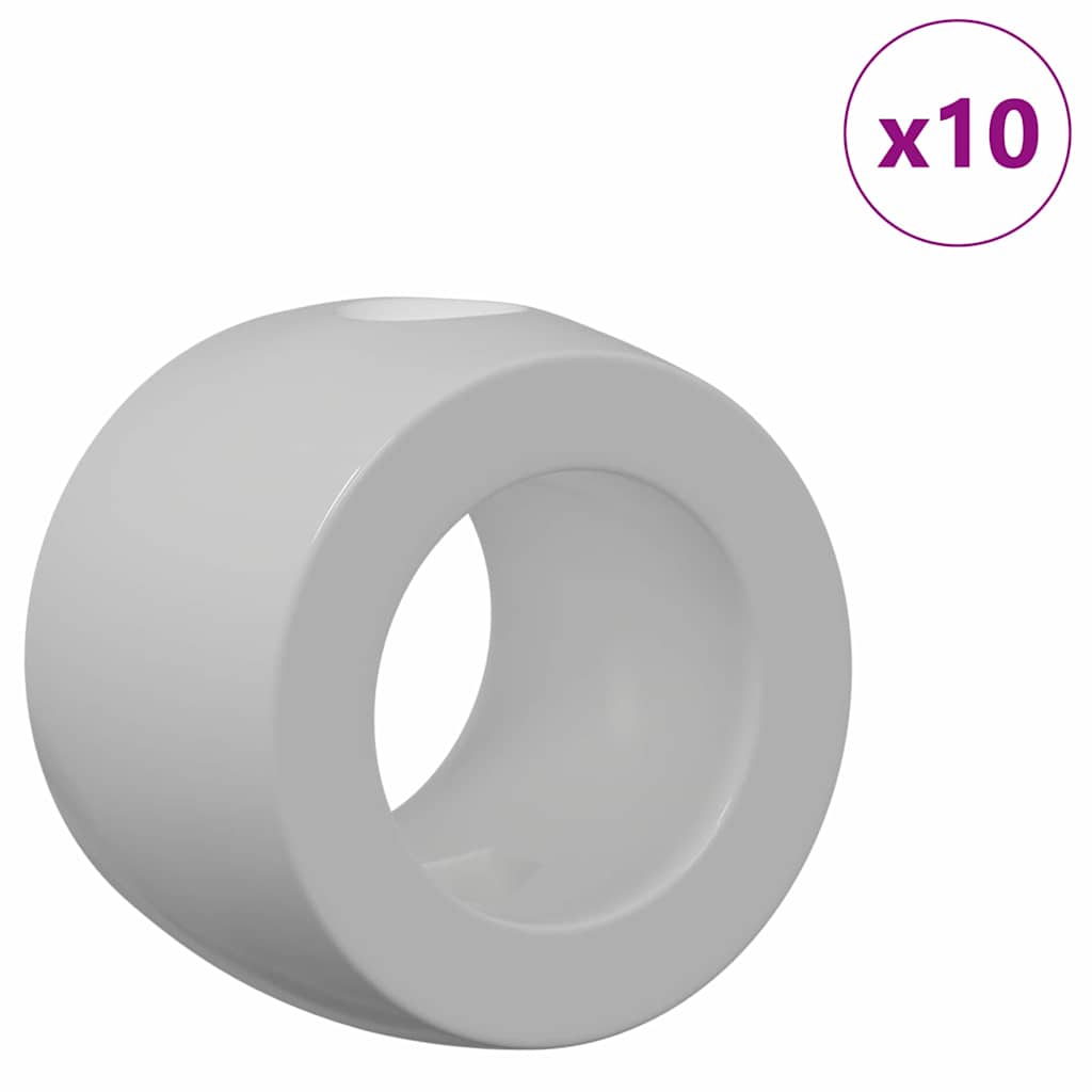 Vidaxl tafelvoetbal lager 10 st zwart 3 x 3 x 2,1 cm pp