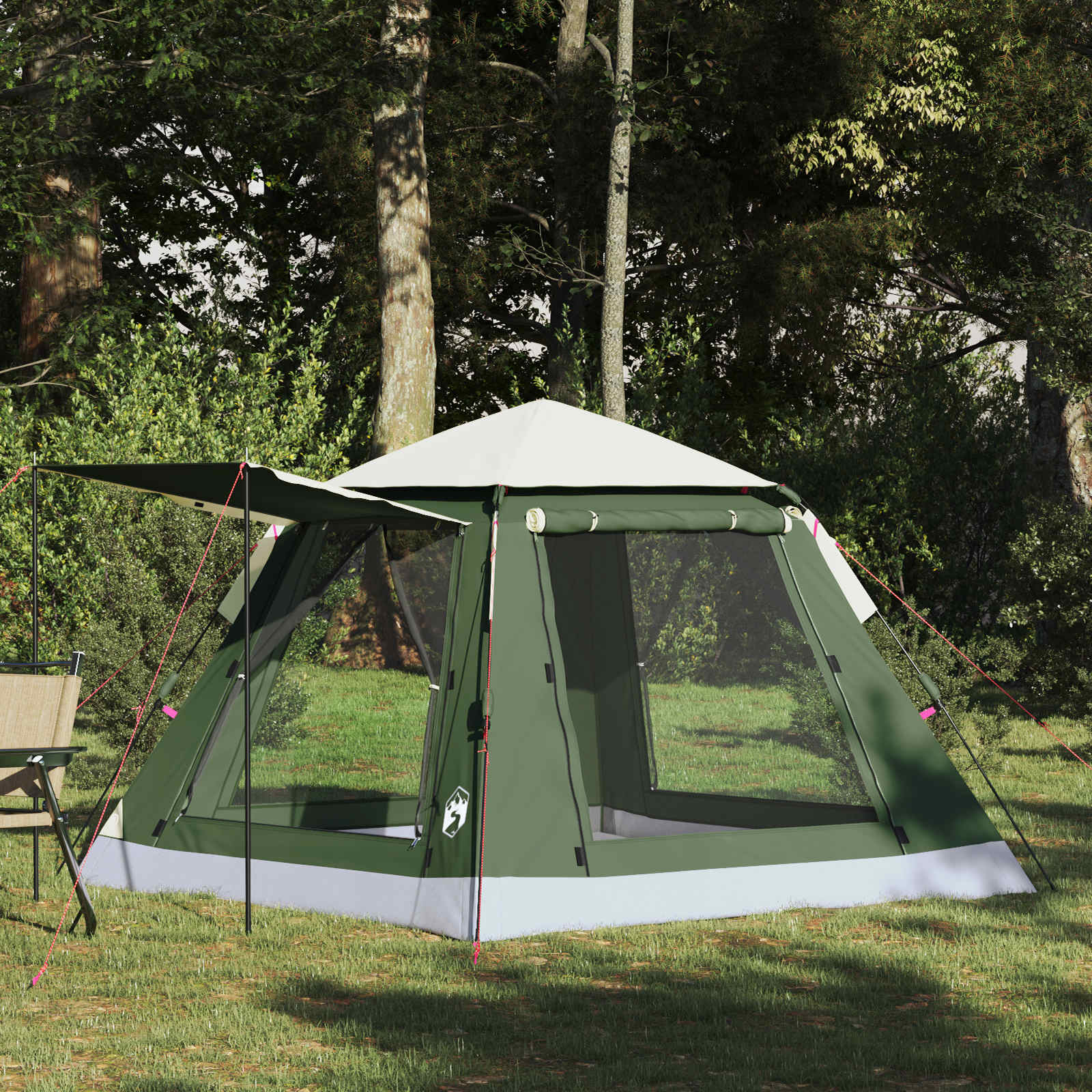Vidaxl instant tent met regenfly voor 3 personen met snelle bevrijding