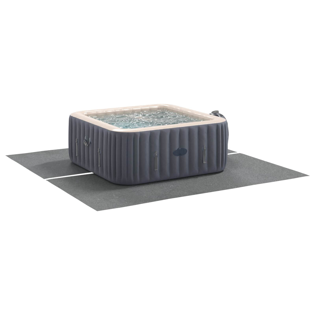 Vidaxl zwembad grondzeil lichtgrijs 274 x 274 x 0,1 cm