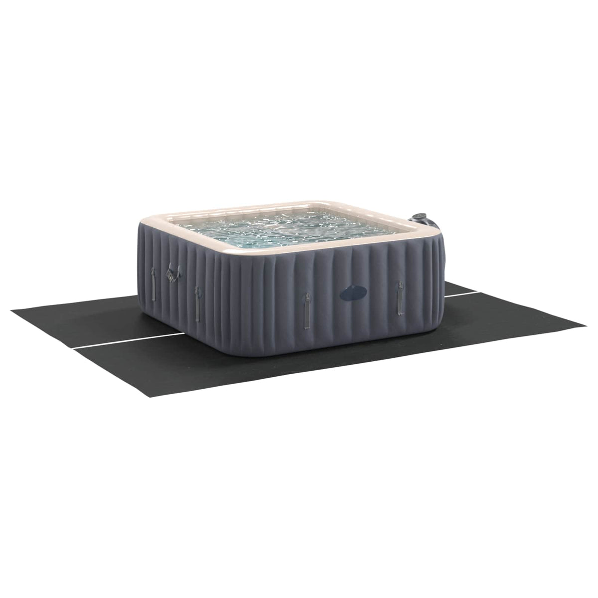 Vidaxl zwembad grondzeil 300 x 220 x 0,1 cm rechthoekig