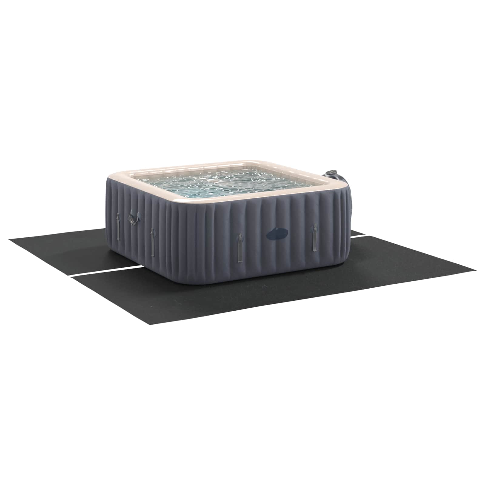 Vidaxl zwembad grondzeil 274 x 274 x 0,1 cm niet-geweven stof
