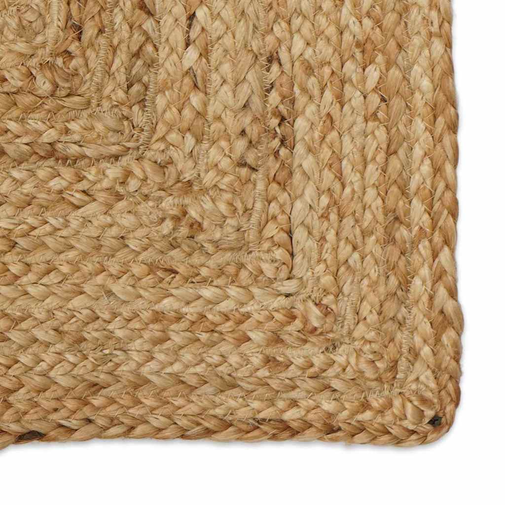 Vidaxl gebied tapijt beige 120 x 170 cm jute