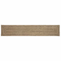 Vidaxl vloerkleden rechthoekig natuurlijk en zwart 60 x 400 cm jute