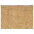 Vidaxl vloerkleden rechthoekig bruin 120 x 170 cm jute