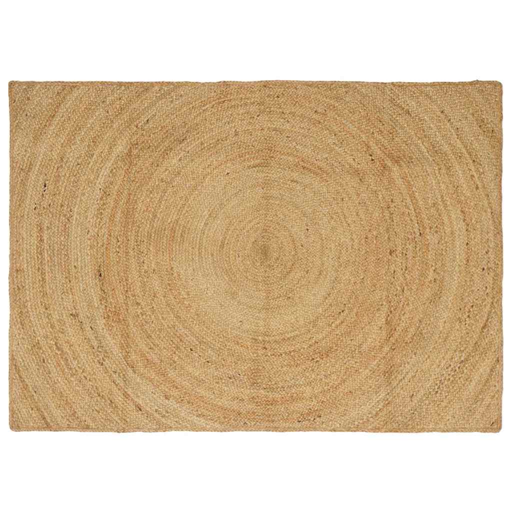 Vidaxl vloerkleden rechthoekig bruin 140 x 200 cm jute