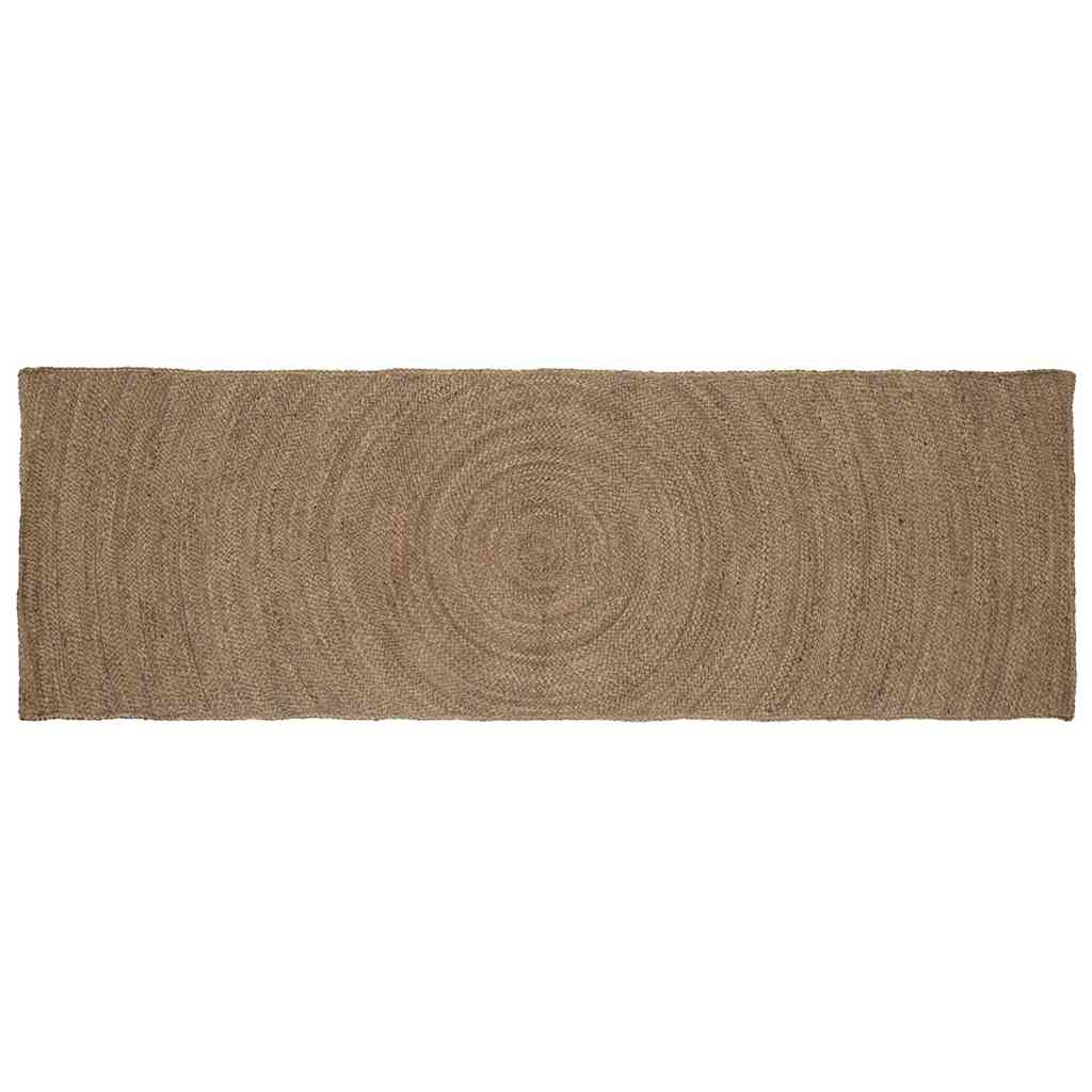 Vidaxl vloerkleden rechthoekig grijs 60 x 300 cm jute