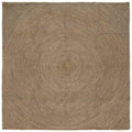 Vidaxl vloerkleden vierkant grijs 240 x 240 cm jute