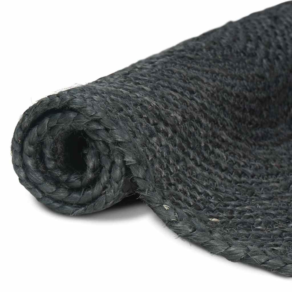 Vidaxl vloerkleden rechthoekig donkergrijs 60 x 250 cm jute