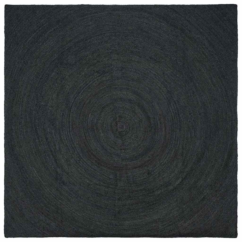 Vidaxl vloerkleden vierkant donkergrijs 300 x 300 cm jute