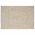 Vidaxl vloerkleden rechthoekig natuurlijk en wit 160 x 230 cm jute