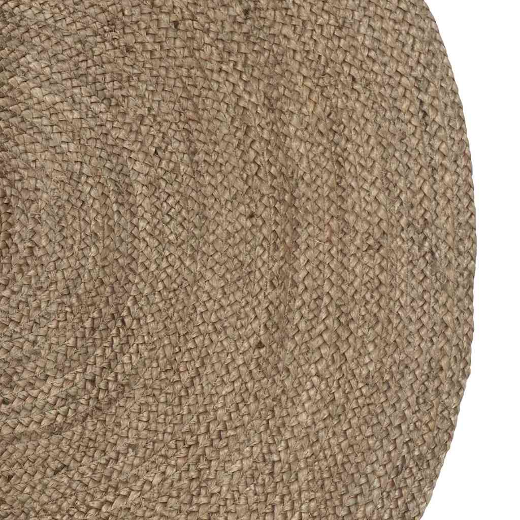 Vidaxl vloerkleden ovaal grijs 122 x 183 cm jute