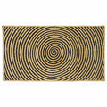 Vidaxl vloerkleed natuurlijk en zwart 60 x 110 cm jute