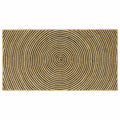 Vidaxl vloerkleed natuurlijk en zwart 80 x 150 cm jute
