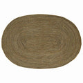 Vidaxl vloerkleed natuurlijk en zwart 205 x 305 cm jute