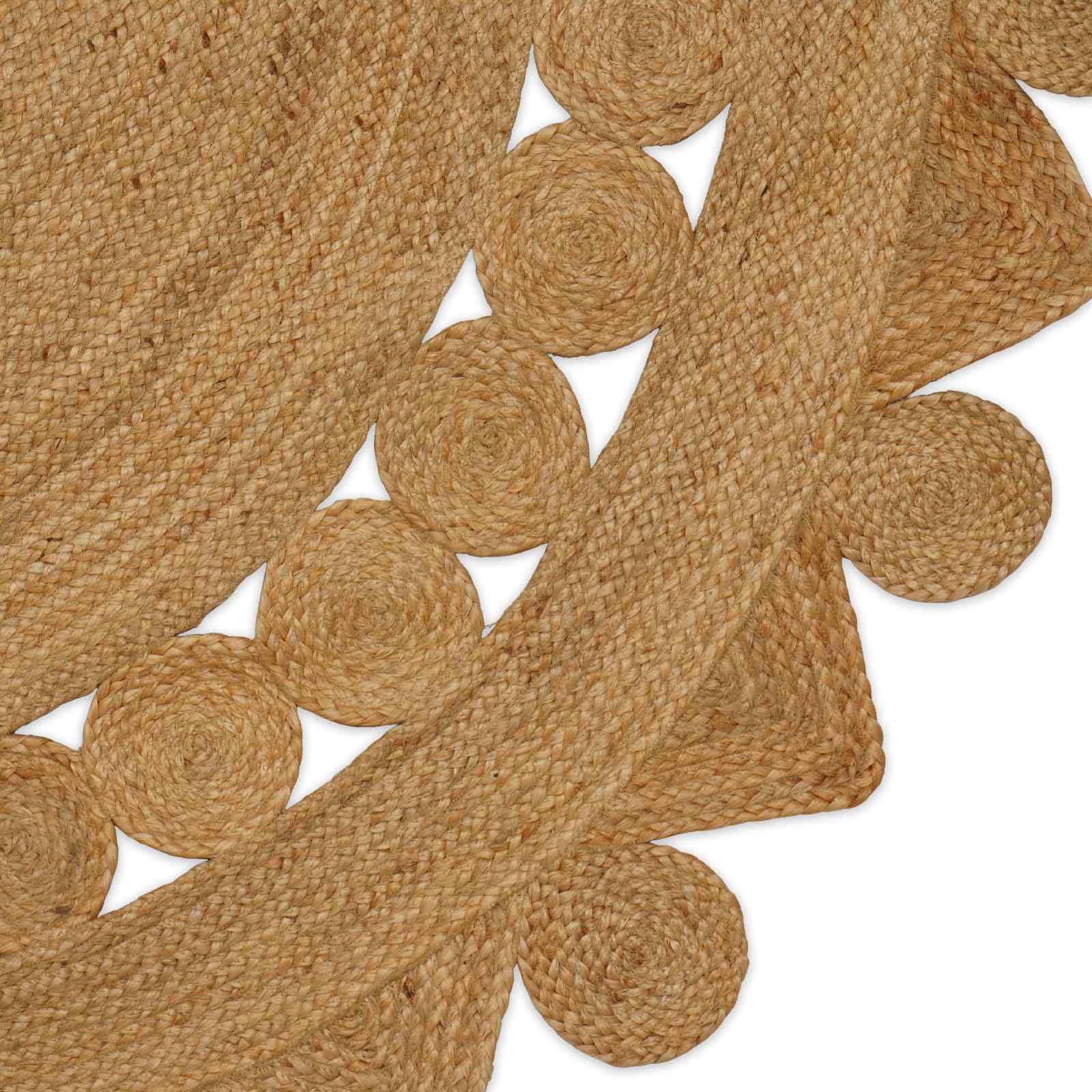 Vidaxl tapijt bruin ø 240 cm jute