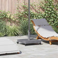 Vidaxl parasolvoet donkergrijze houtlook 45 x 45 x 31,5 cm