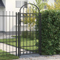 Vidaxl afrasteringspaal met slot grijs 200 x 88 x 14 cm staal