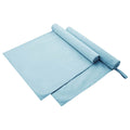 Vidaxl sporthanddoeken 2 pcs blauw 180 x 90 cm polyester en polyamide