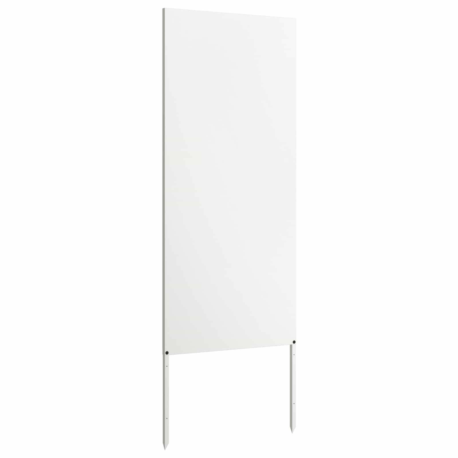 Vidaxl tuin privacy screen fretwerk wit 50 x 140 cm koudgewalst staal