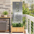 Vidaxl tuin privacy screen zilver 50 x 140 cm gegalvaniseerd staal