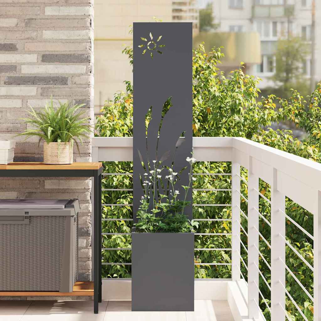 Vidaxl tuin privacy screen fretwerk antraciet 50 x 32 x 150 cm