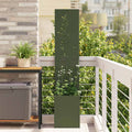 Vidaxl tuin privacy screen bloemen olijfgroen 32 x 32 x 150 cm