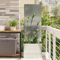 Vidaxl tuin privacy screen zilver 50 x 140 cm gegalvaniseerd staal