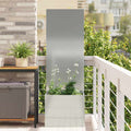 Vidaxl tuin privacy screen fretwerk zilver 50 x 32 x 150 cm