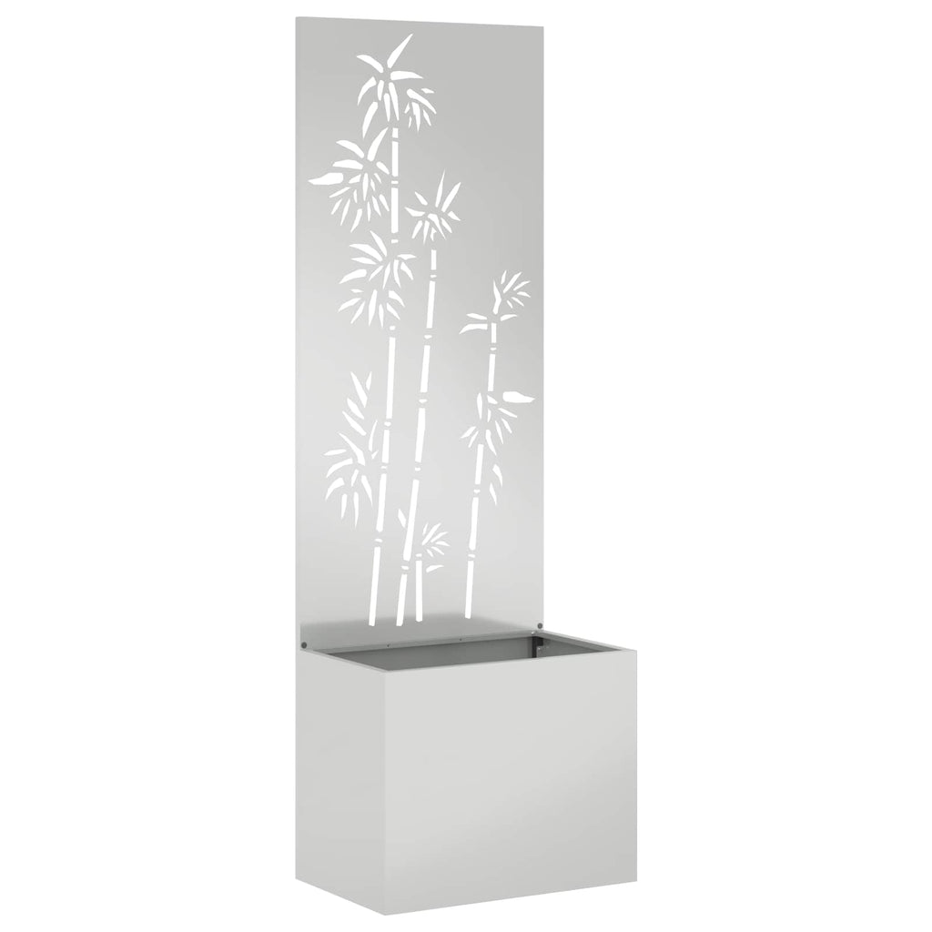 Vidaxl tuin privacy screen zilver 50 x 140 cm gegalvaniseerd staal