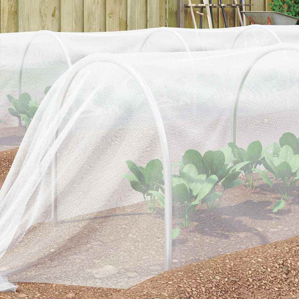 Vidaxl insecten net wit 3 x 10 m polyetheen