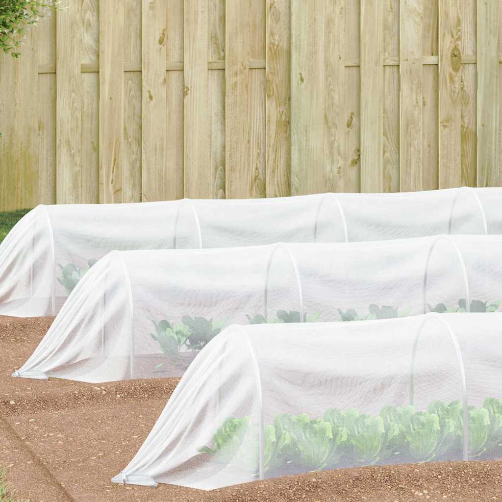 Vidaxl insecten net wit 3 x 10 m polyetheen