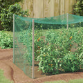 Vidaxl vogel beschermnet groen 2 x 5 m polyetheen