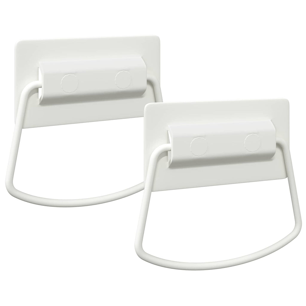 Vidaxl kast handvatten 2 pcs wit 85 x 45 mm metaal