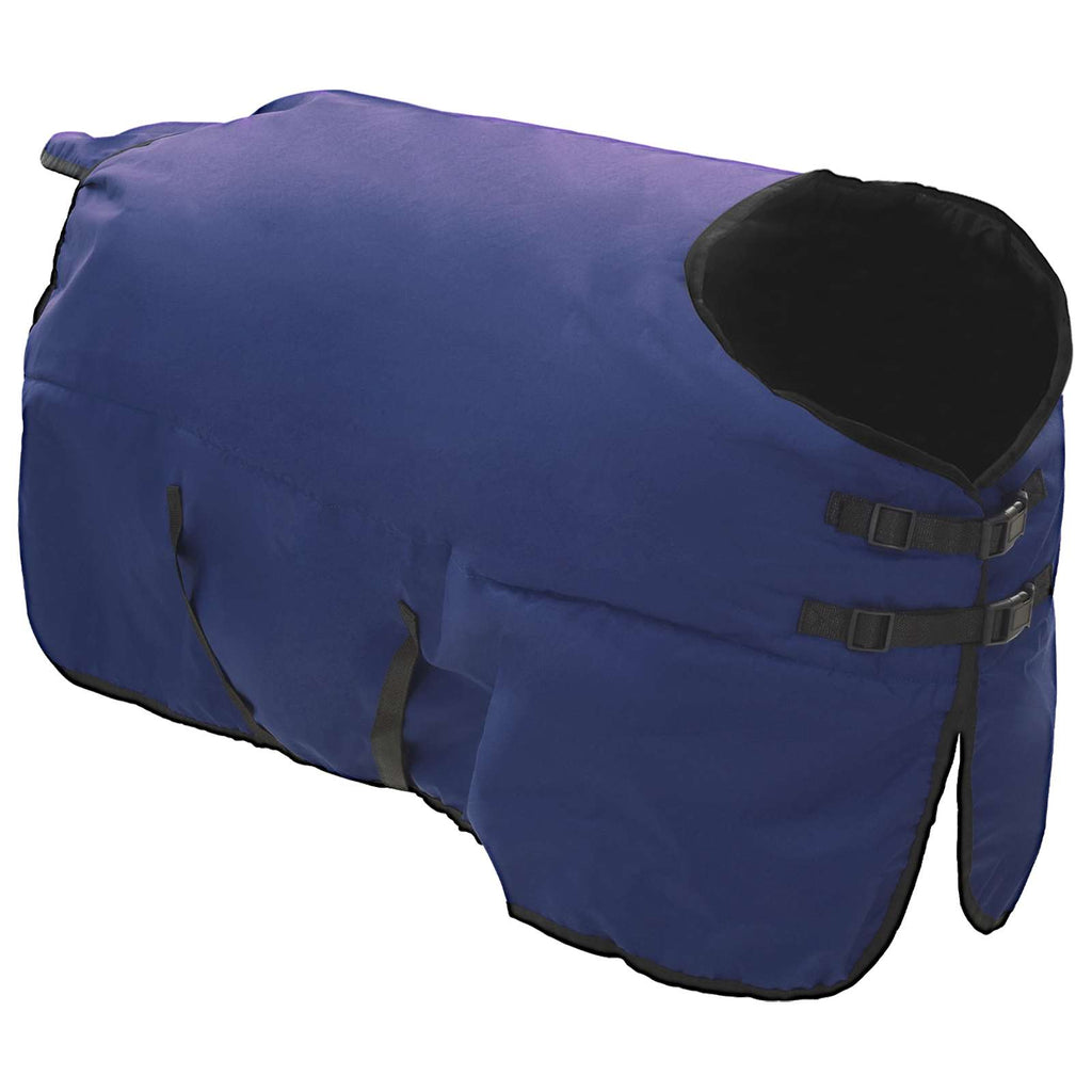 Vidaxl paardendeken donkergroen en zwart 115 cm polyester