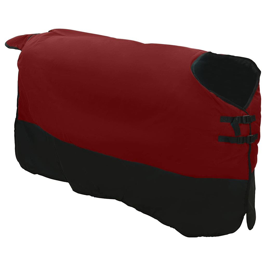 Vidaxl paardendeken donkergroen en zwart 85 cm polyester