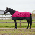 Vidaxl paardendeken roze en zwart 125 cm polyester