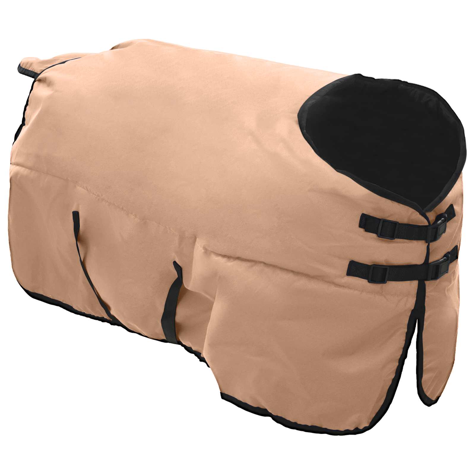 Vidaxl paardendeken cappuccino 155 cm polyester