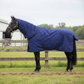 Vidaxl paardendeken donkergroen en zwart 95 cm polyester