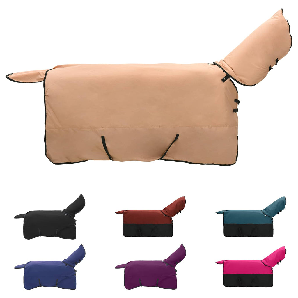 Vidaxl paardendeken cappuccino 95 cm polyester