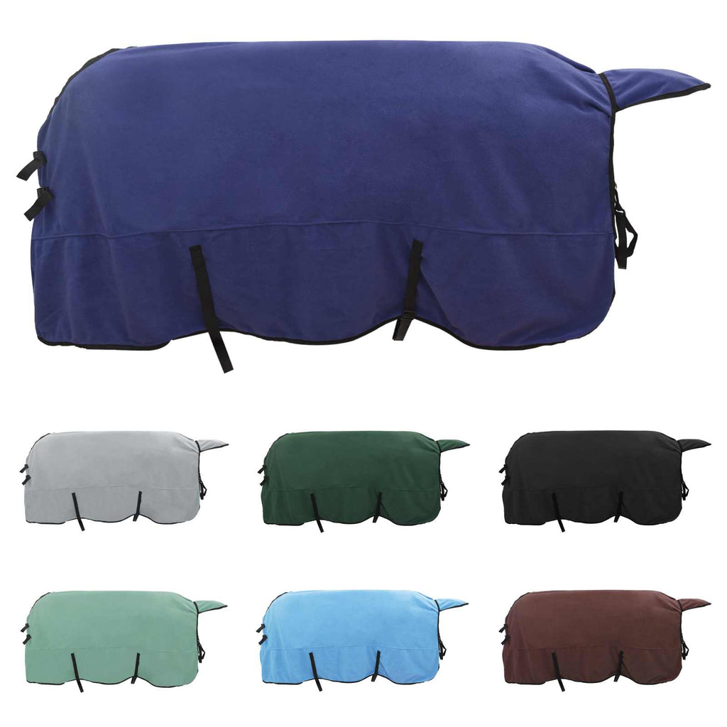 Vidaxl paardendeken marineblauw 125 cm polyester