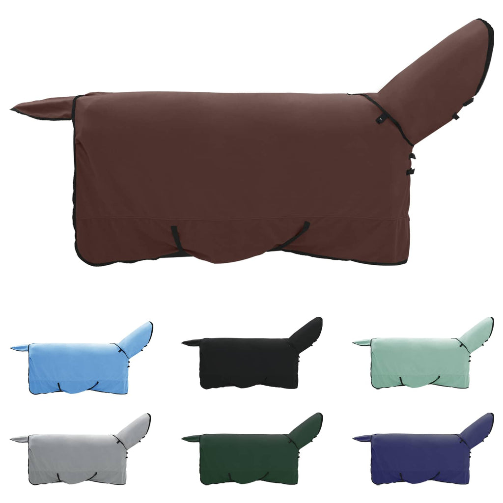 Vidaxl paardendeken volledig donkerbruin polyester