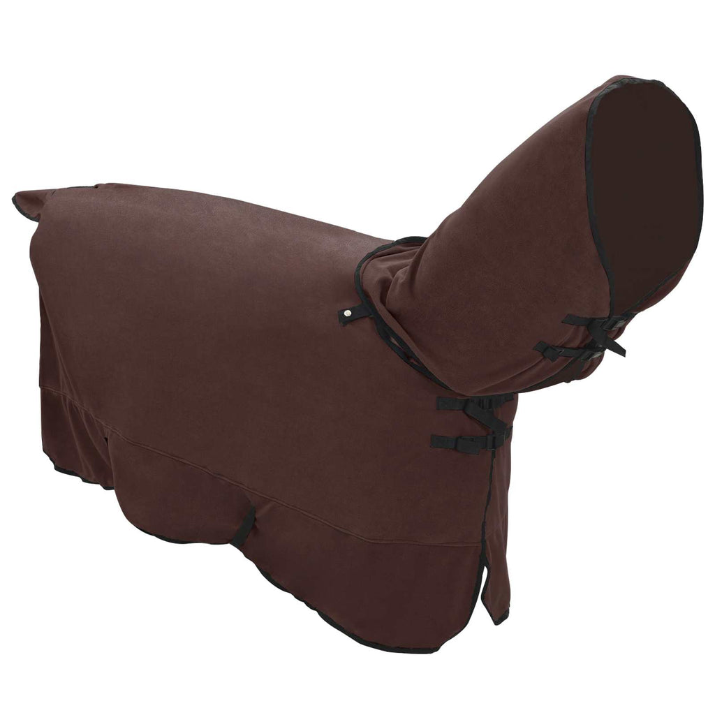 Vidaxl paardendeken volledig donkerbruin polyester