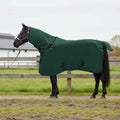 Vidaxl paardendeken donkergroen 105 cm polyester fleece