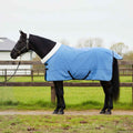 Vidaxl paardendeken volledige aqua 125 cm polar fleece