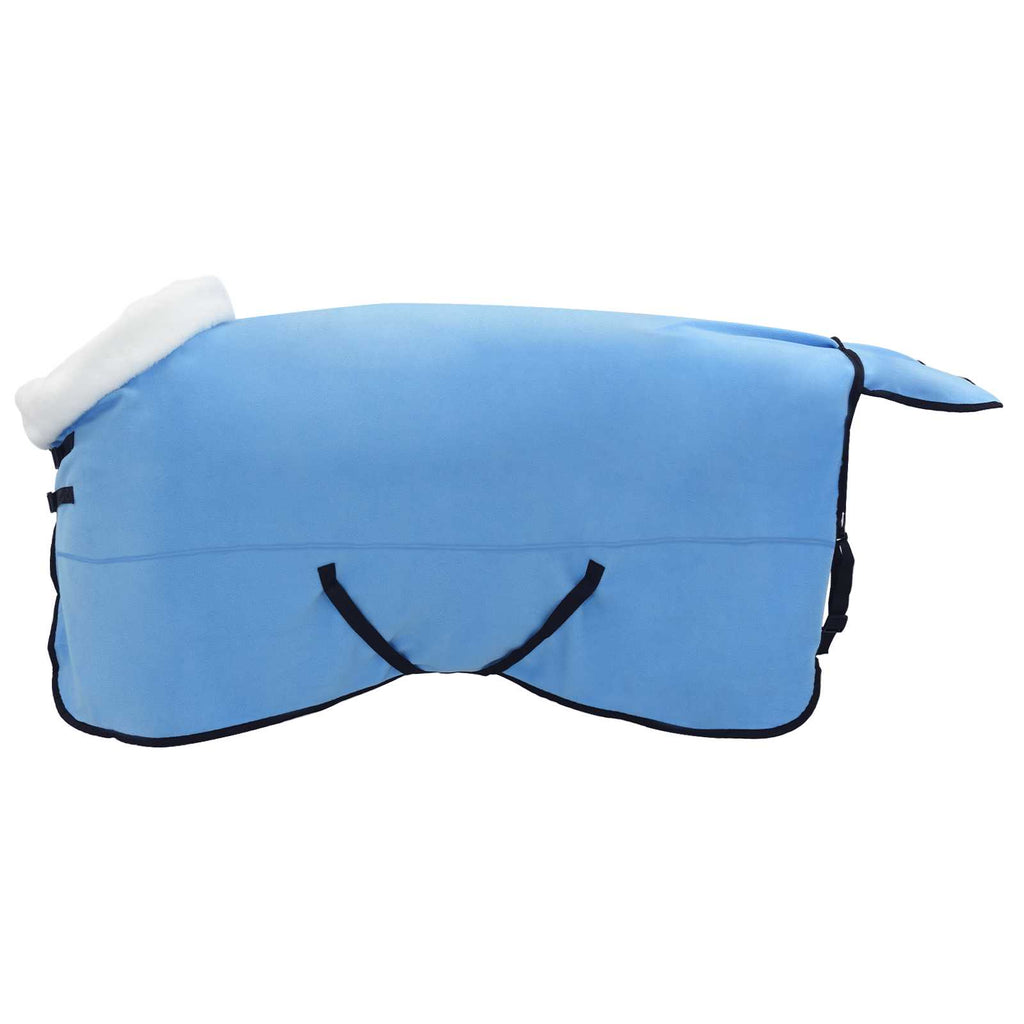 Vidaxl paardendeken aqua 125 cm polar fleece