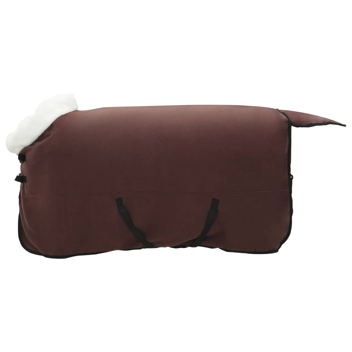 Vidaxl paardendeken donkerbruin 135 cm polar fleece
