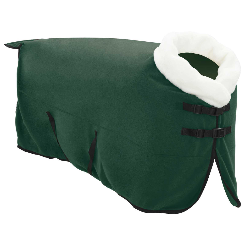 Vidaxl paardendeken volledig donkergroen 165 cm polar fleece