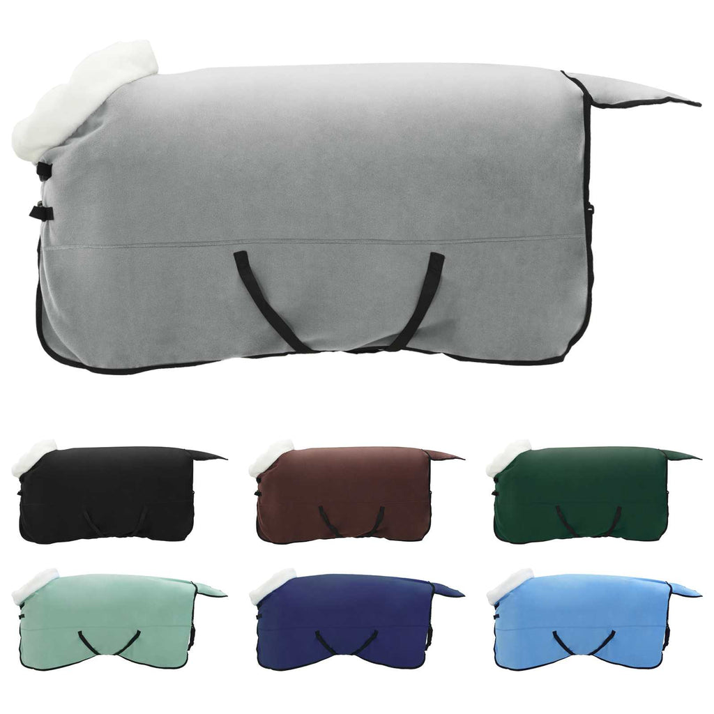 Vidaxl paardendeken volledig donkergroen 135 cm polar fleece